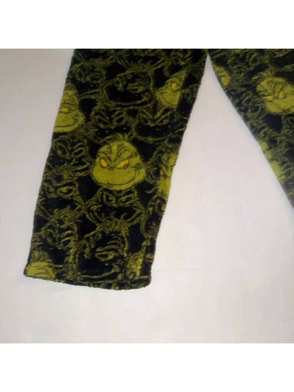 Green And Black Grinch Fleece Pants
